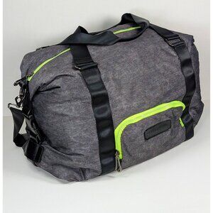 Fabletics Gym Bag Beach Yoga Crossbody Tote Travel Duffel Workout Pilates Gray